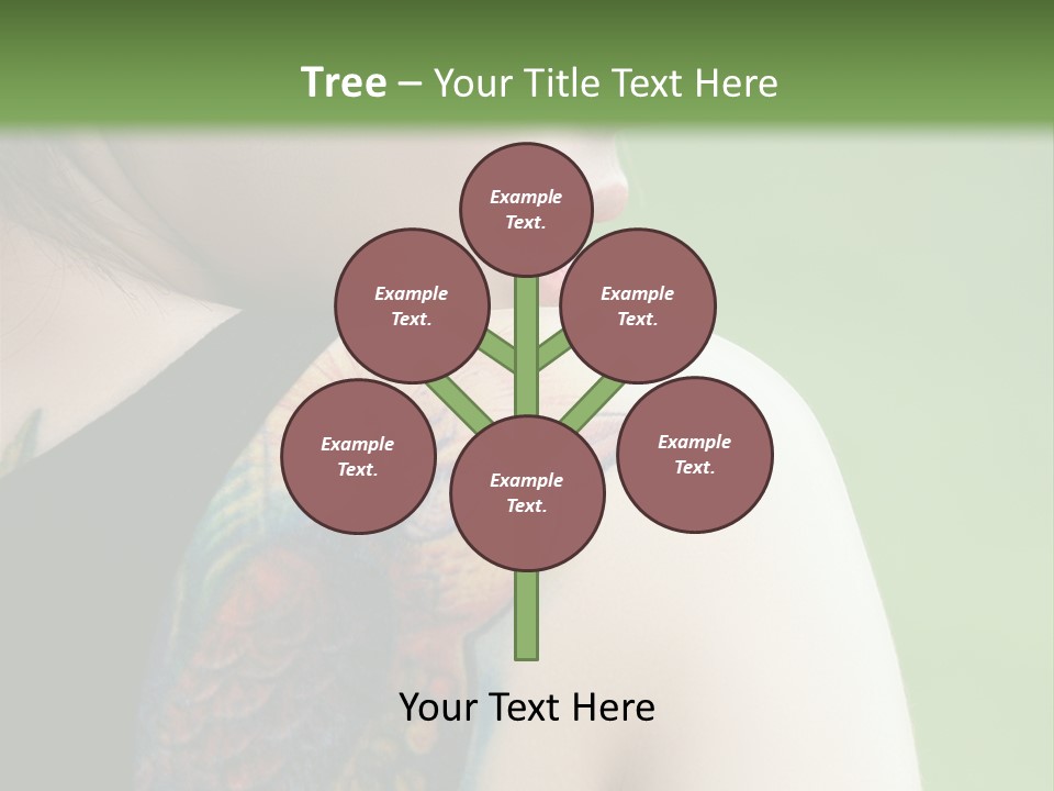 Garden Black Cute PowerPoint Template