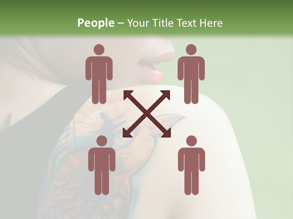 Garden Black Cute PowerPoint Template