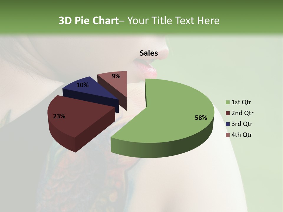 Garden Black Cute PowerPoint Template