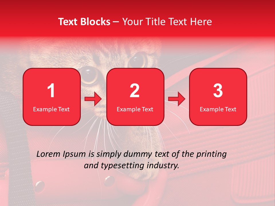 Background Puss Predator PowerPoint Template