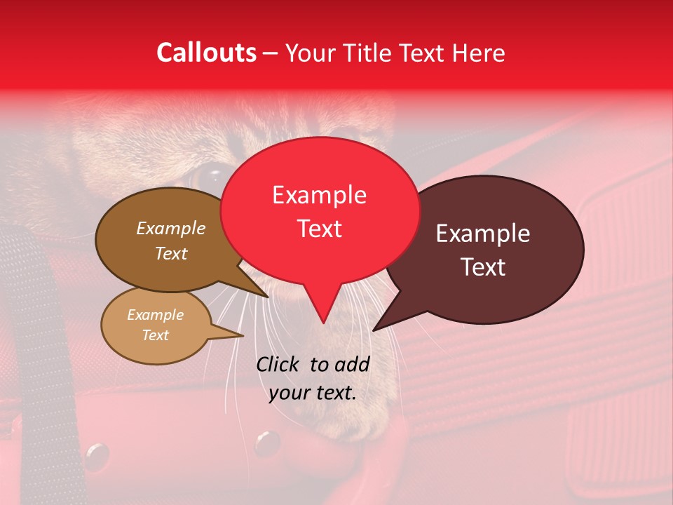 Background Puss Predator PowerPoint Template