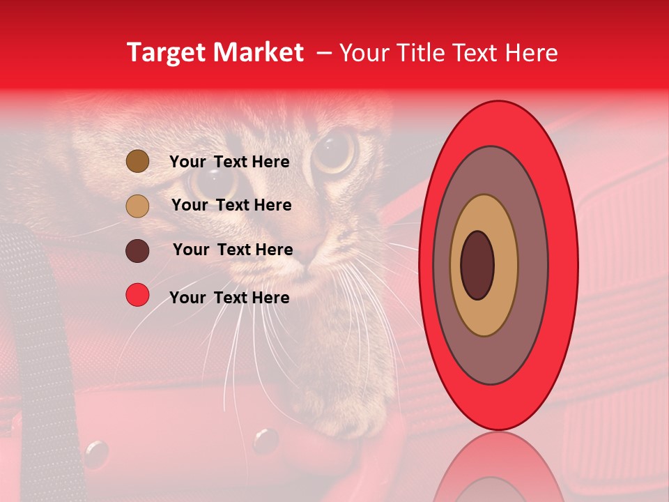 Background Puss Predator PowerPoint Template