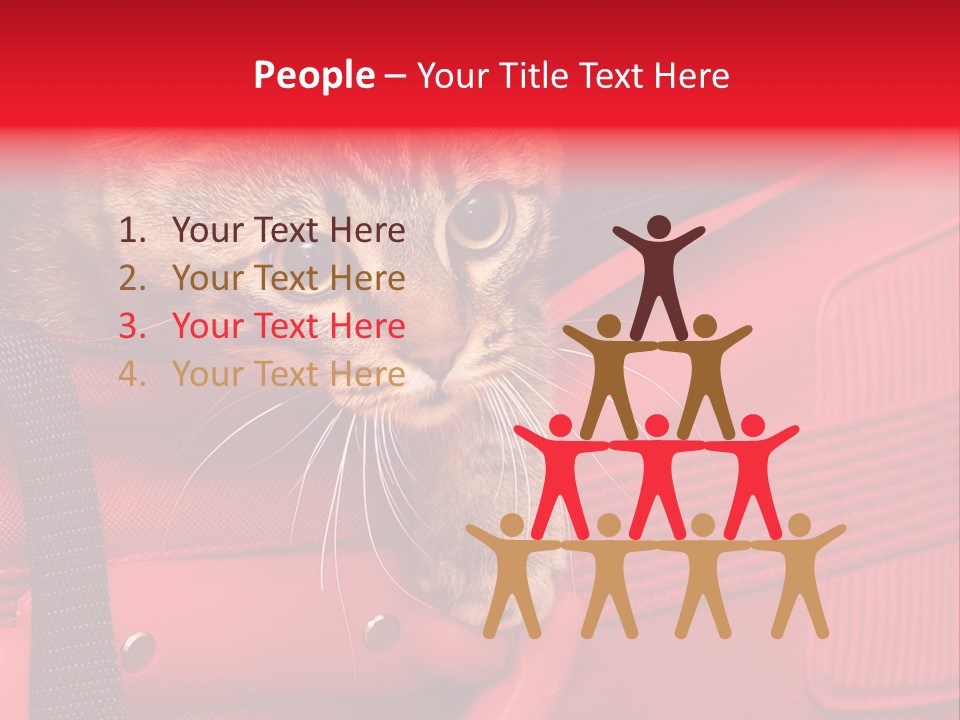 Background Puss Predator PowerPoint Template