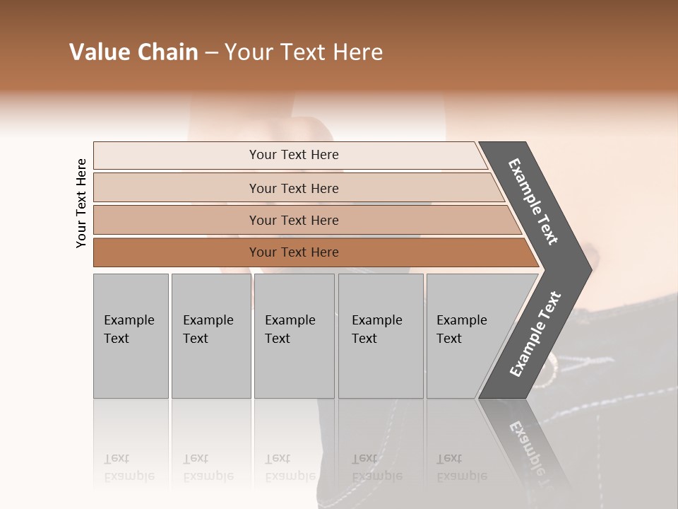 A Woman's Stomach Is Shown In A Pair Of Jeans PowerPoint Template