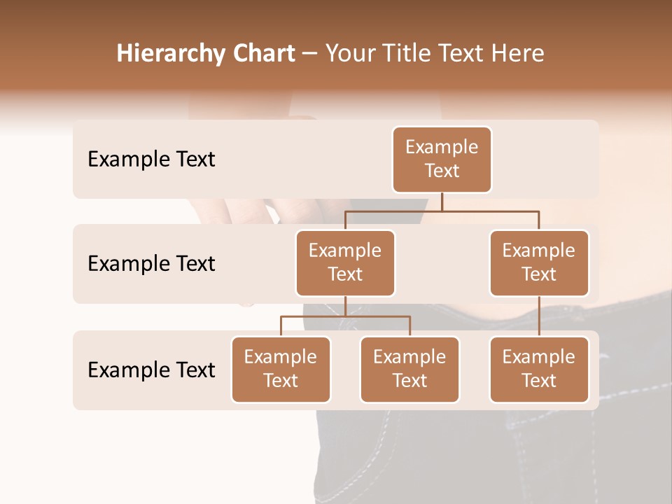 A Woman's Stomach Is Shown In A Pair Of Jeans PowerPoint Template