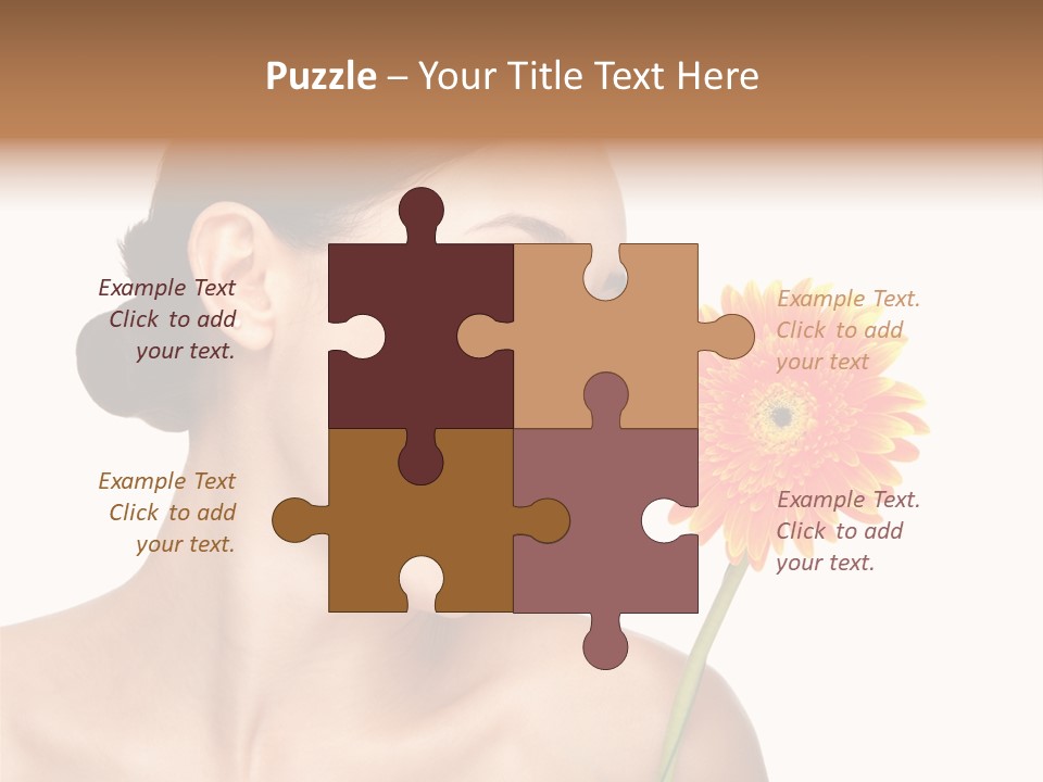 Person Skin Glamour PowerPoint Template