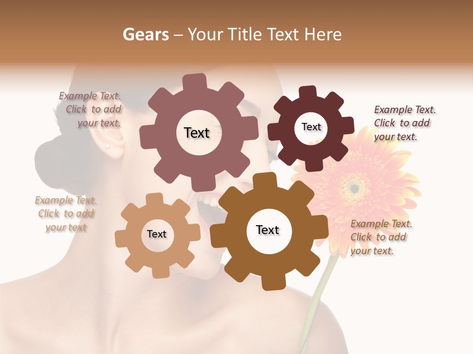 Person Skin Glamour PowerPoint Template