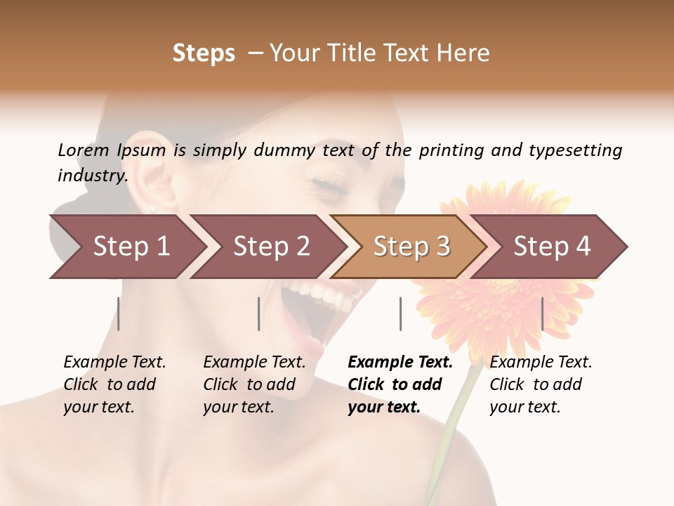 Person Skin Glamour PowerPoint Template