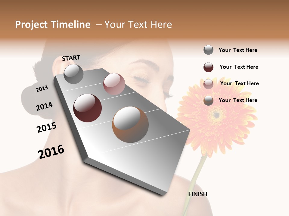 Person Skin Glamour PowerPoint Template