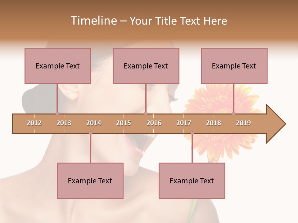 Person Skin Glamour PowerPoint Template