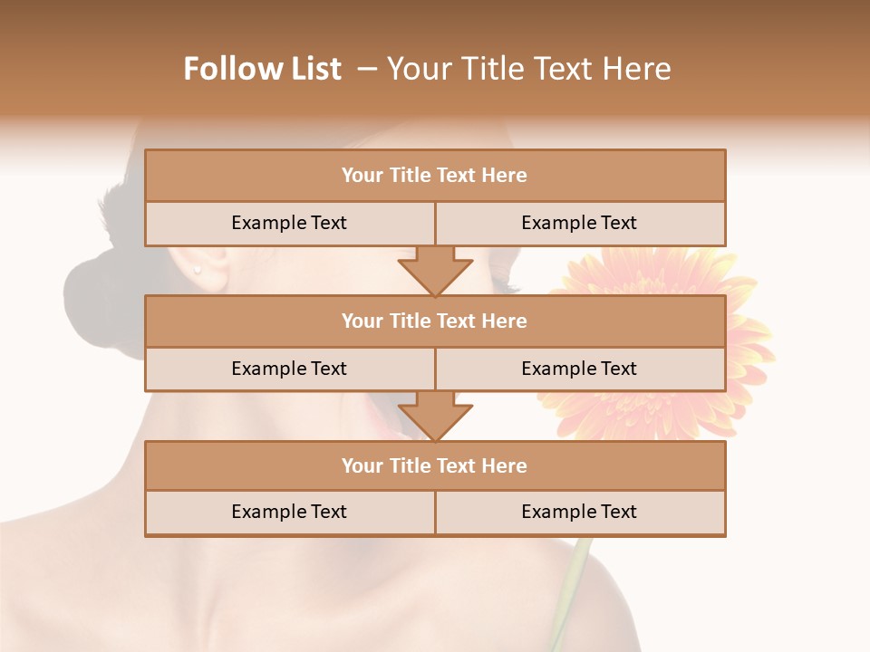 Person Skin Glamour PowerPoint Template