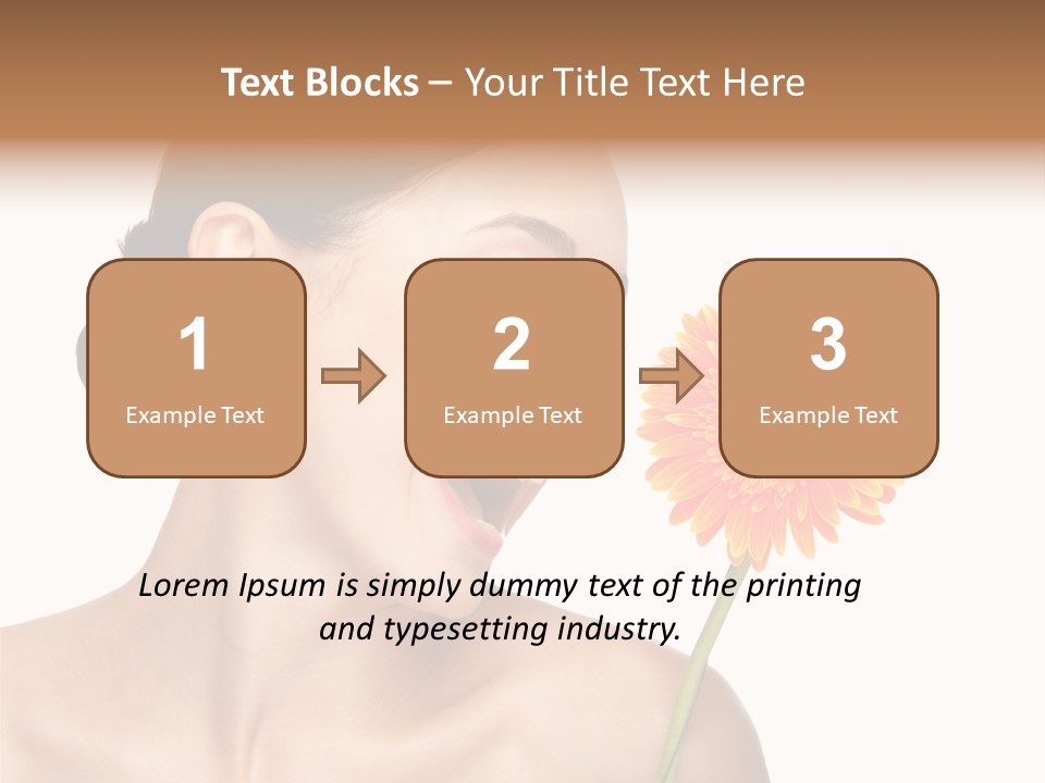 Person Skin Glamour PowerPoint Template