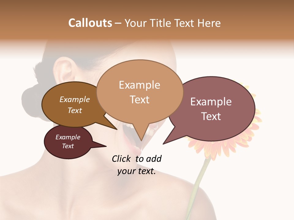 Person Skin Glamour PowerPoint Template