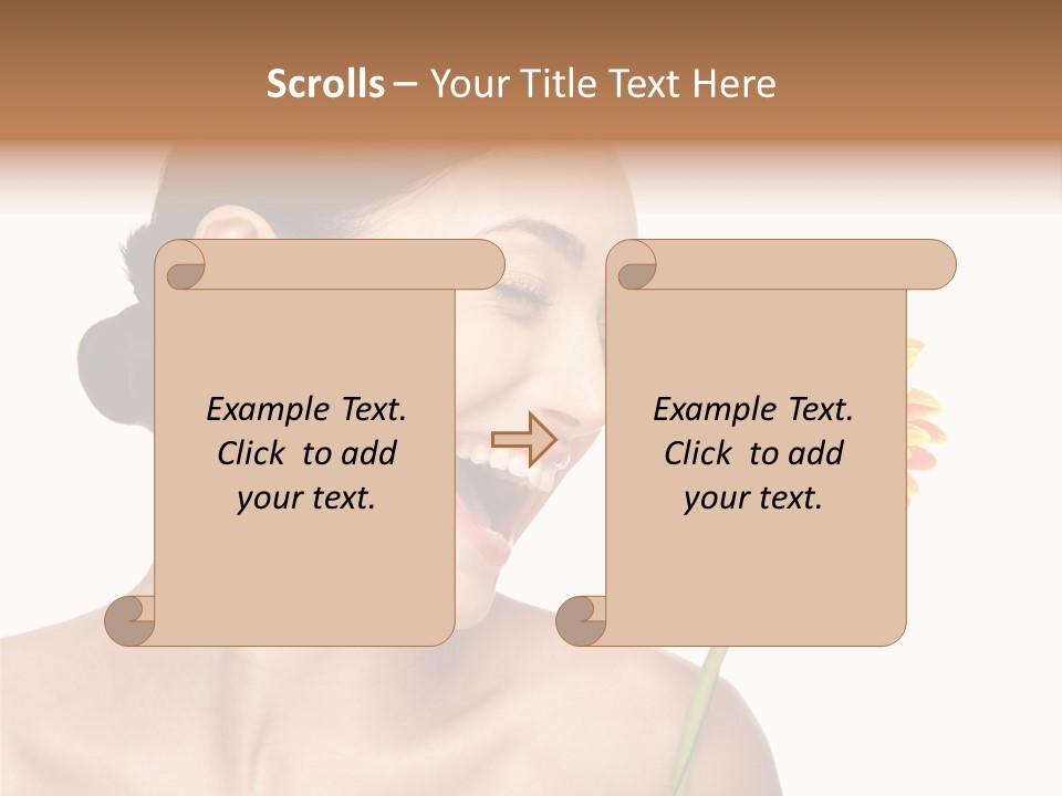 Person Skin Glamour PowerPoint Template