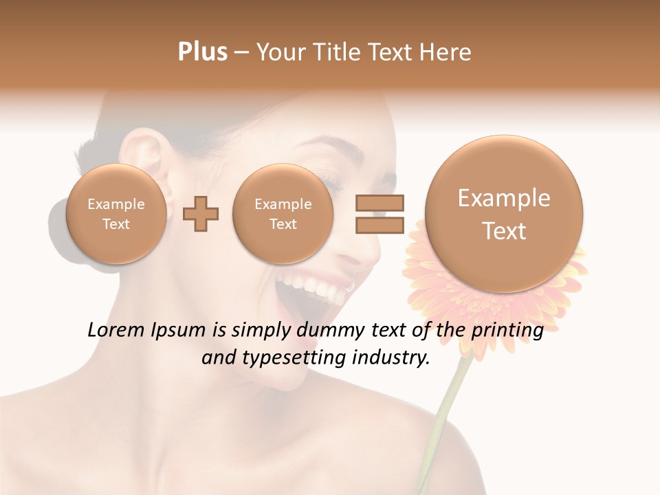 Person Skin Glamour PowerPoint Template