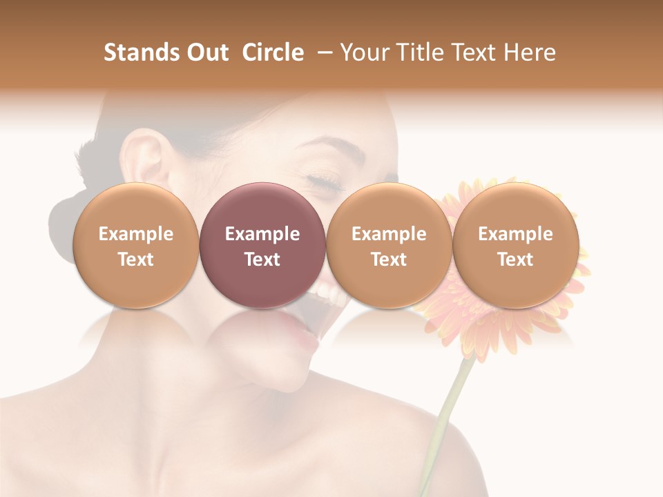 Person Skin Glamour PowerPoint Template