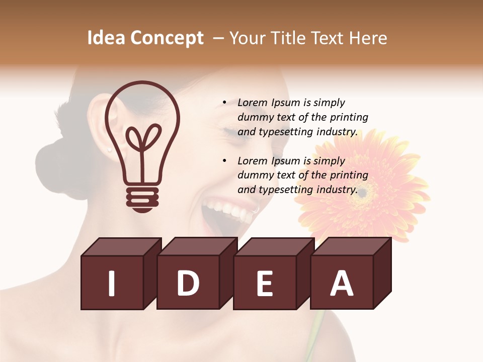 Person Skin Glamour PowerPoint Template