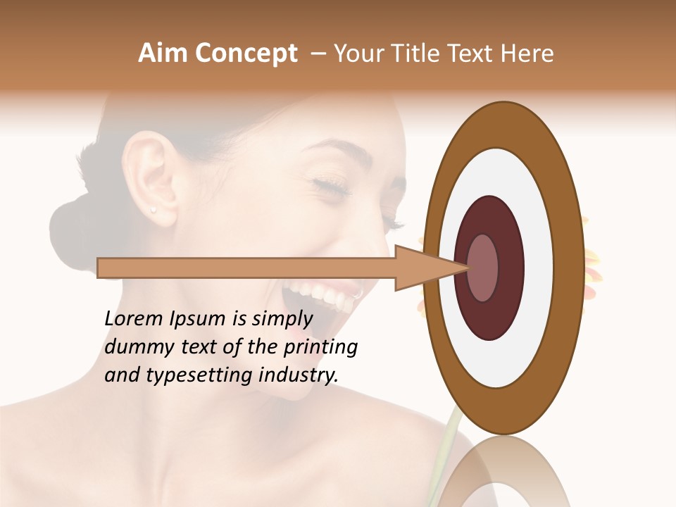 Person Skin Glamour PowerPoint Template