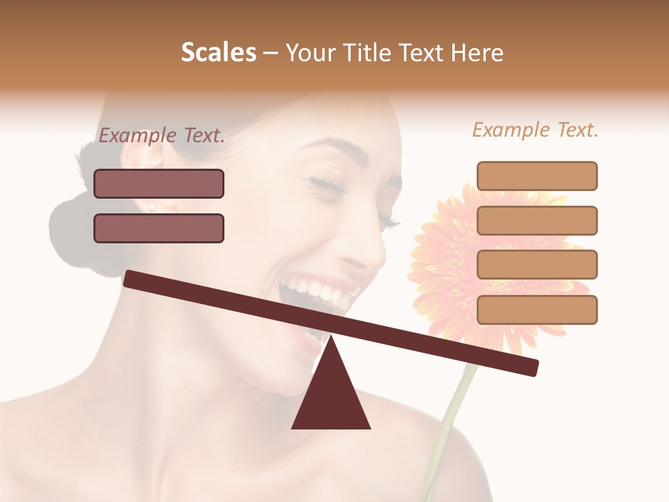 Person Skin Glamour PowerPoint Template