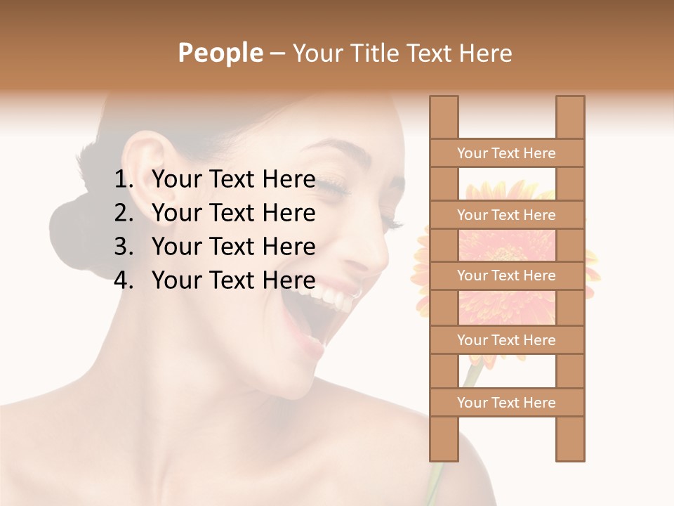 Person Skin Glamour PowerPoint Template