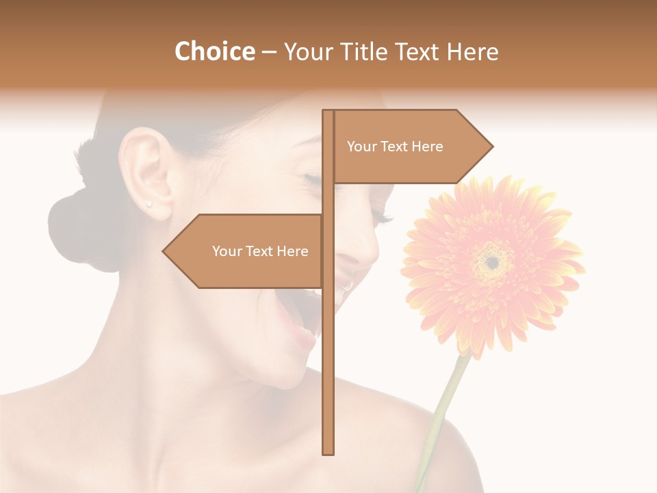 Person Skin Glamour PowerPoint Template