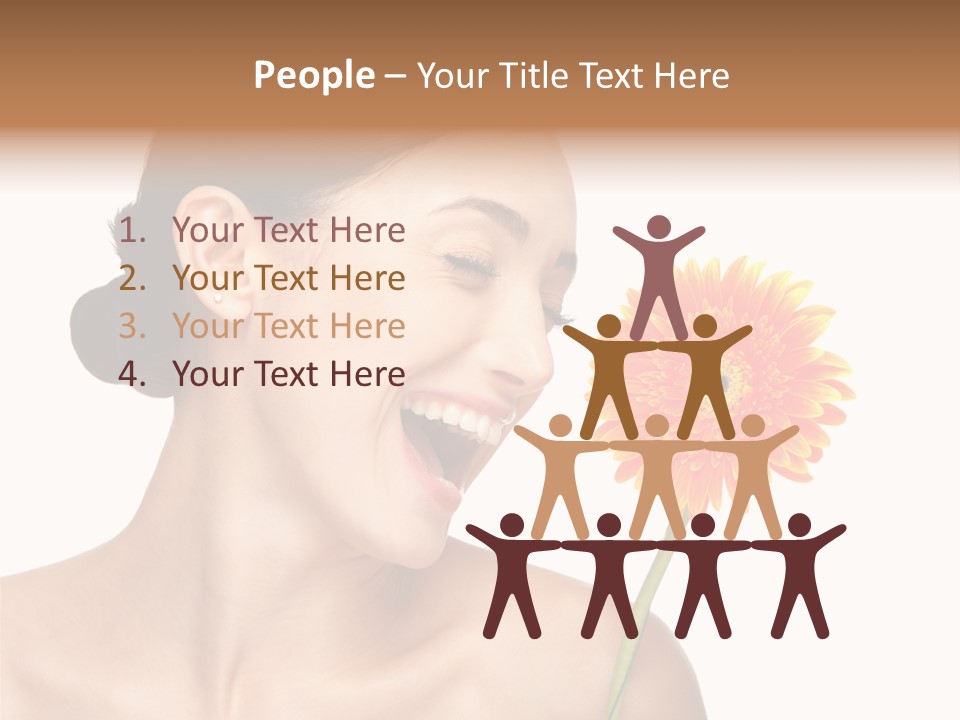 Person Skin Glamour PowerPoint Template