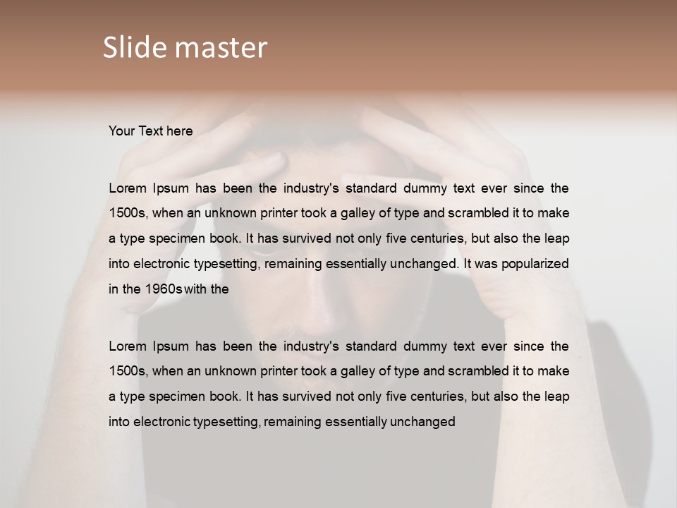 Tired Pressure Problem PowerPoint Template