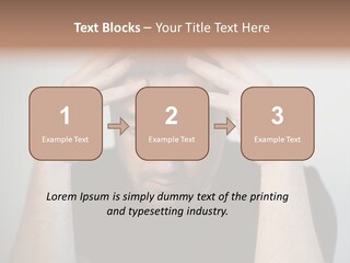 Tired Pressure Problem PowerPoint Template
