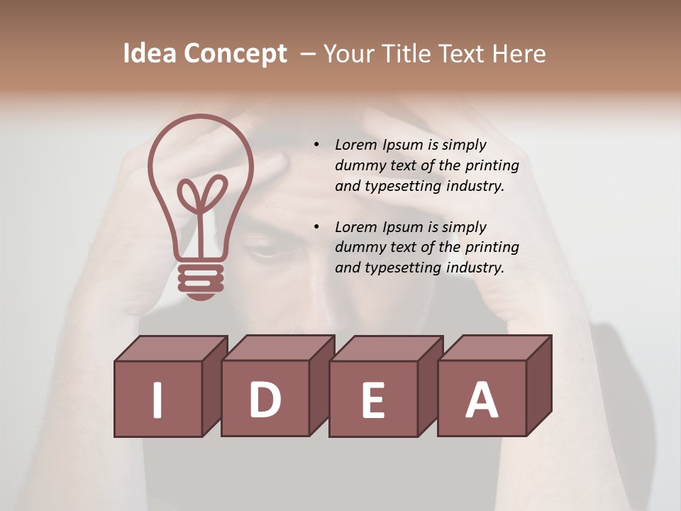 Tired Pressure Problem PowerPoint Template