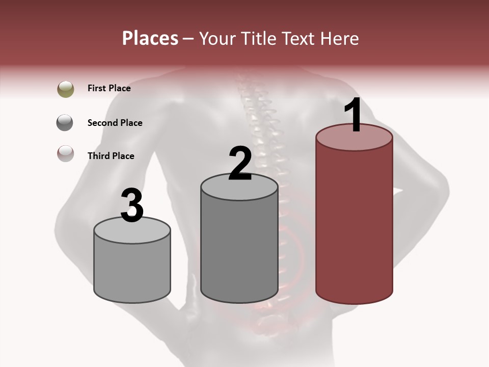 Spine Acupuncture Injury PowerPoint Template