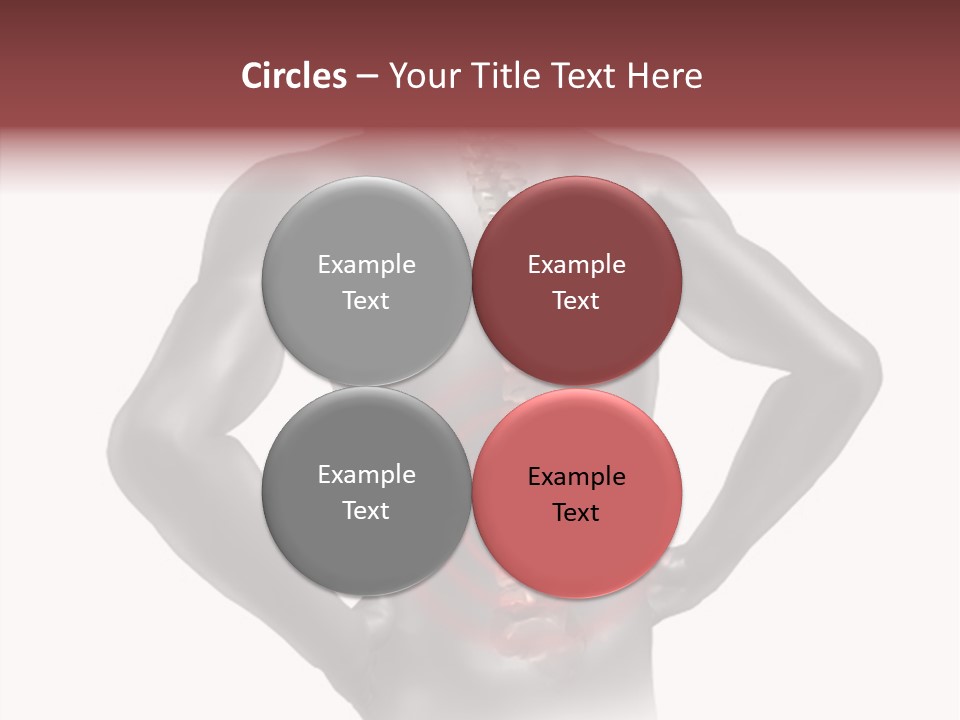 Spine Acupuncture Injury PowerPoint Template