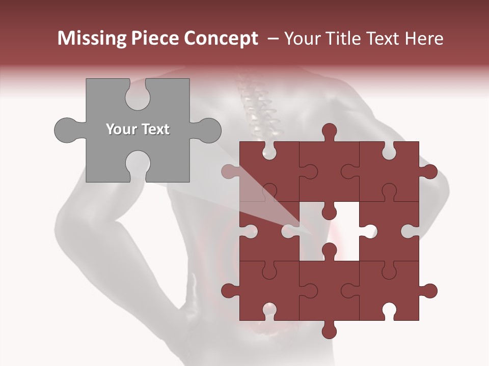 Spine Acupuncture Injury PowerPoint Template