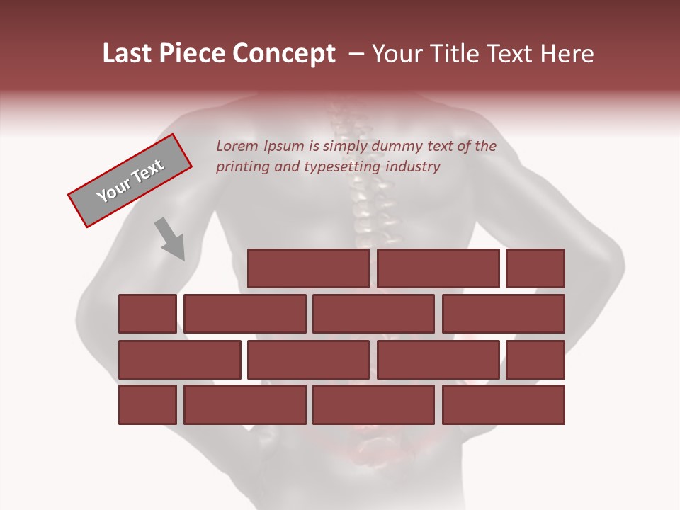 Spine Acupuncture Injury PowerPoint Template