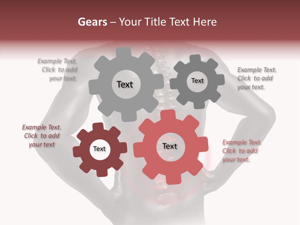 Spine Acupuncture Injury PowerPoint Template