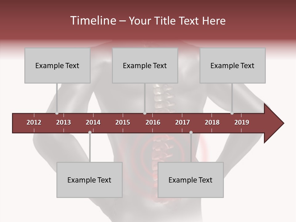 Spine Acupuncture Injury PowerPoint Template