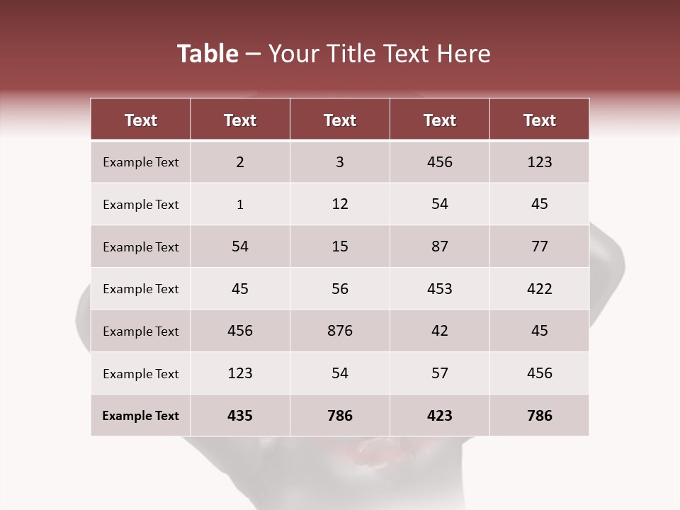 Spine Acupuncture Injury PowerPoint Template