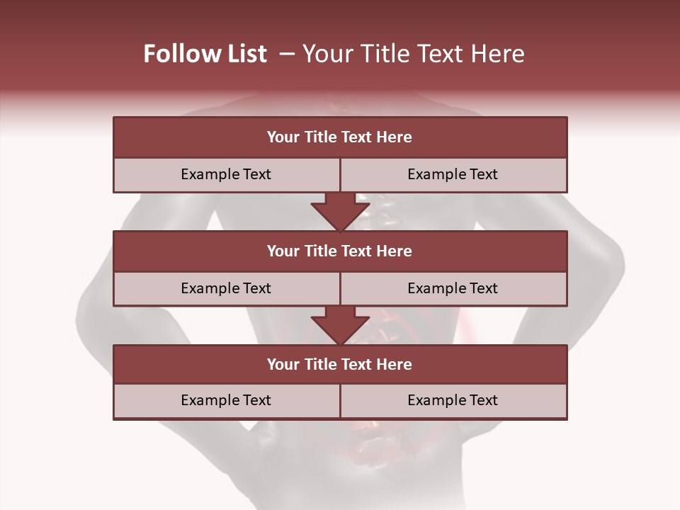 Spine Acupuncture Injury PowerPoint Template