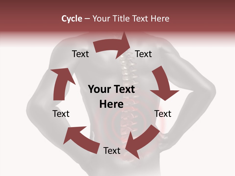Spine Acupuncture Injury PowerPoint Template
