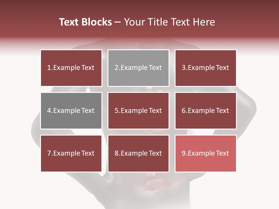 Spine Acupuncture Injury PowerPoint Template