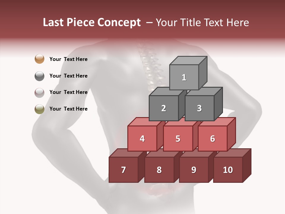Spine Acupuncture Injury PowerPoint Template