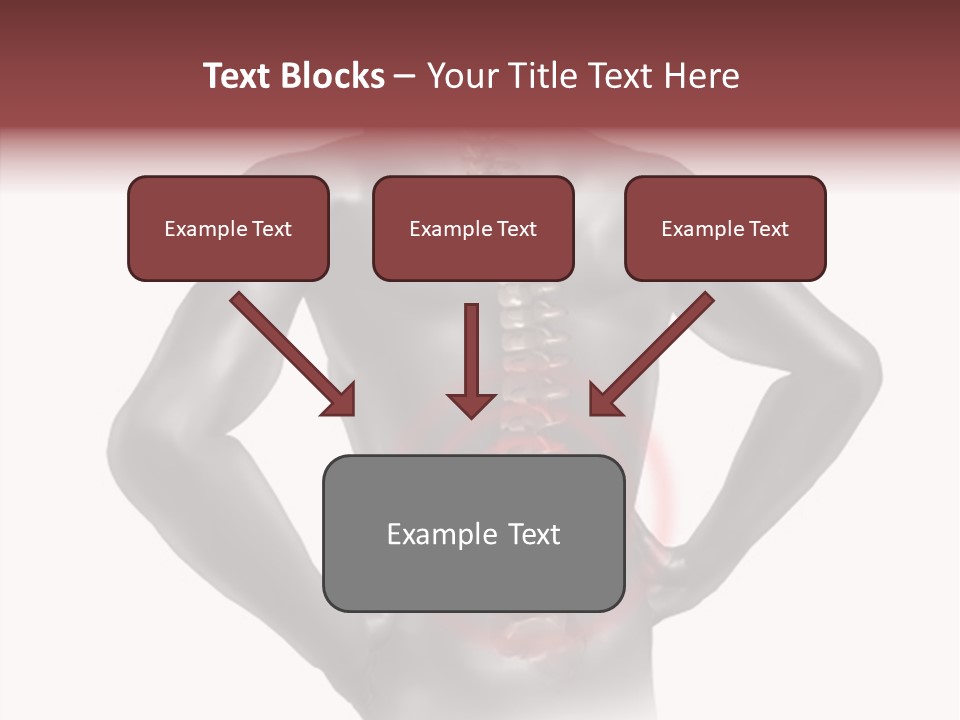Spine Acupuncture Injury PowerPoint Template