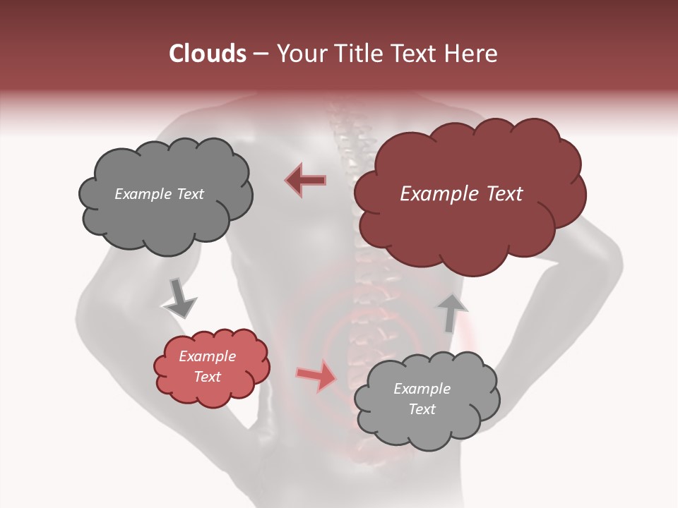 Spine Acupuncture Injury PowerPoint Template