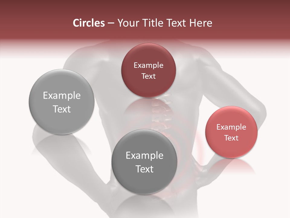 Spine Acupuncture Injury PowerPoint Template