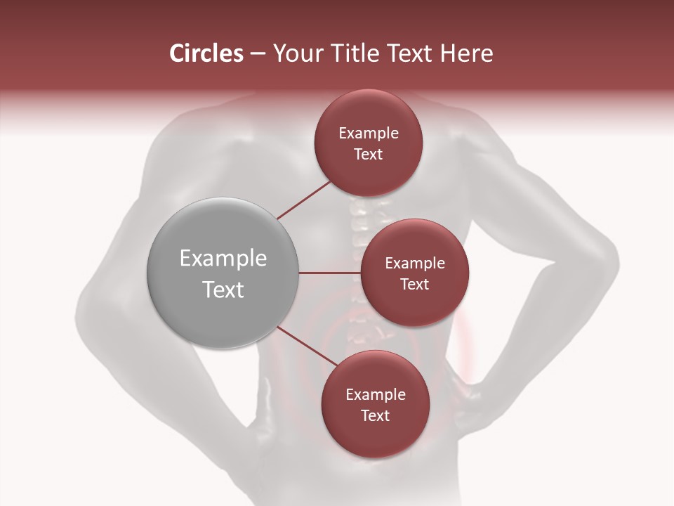 Spine Acupuncture Injury PowerPoint Template