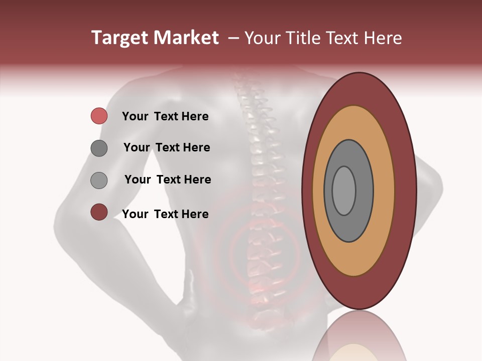 Spine Acupuncture Injury PowerPoint Template