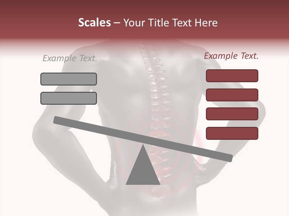 Spine Acupuncture Injury PowerPoint Template