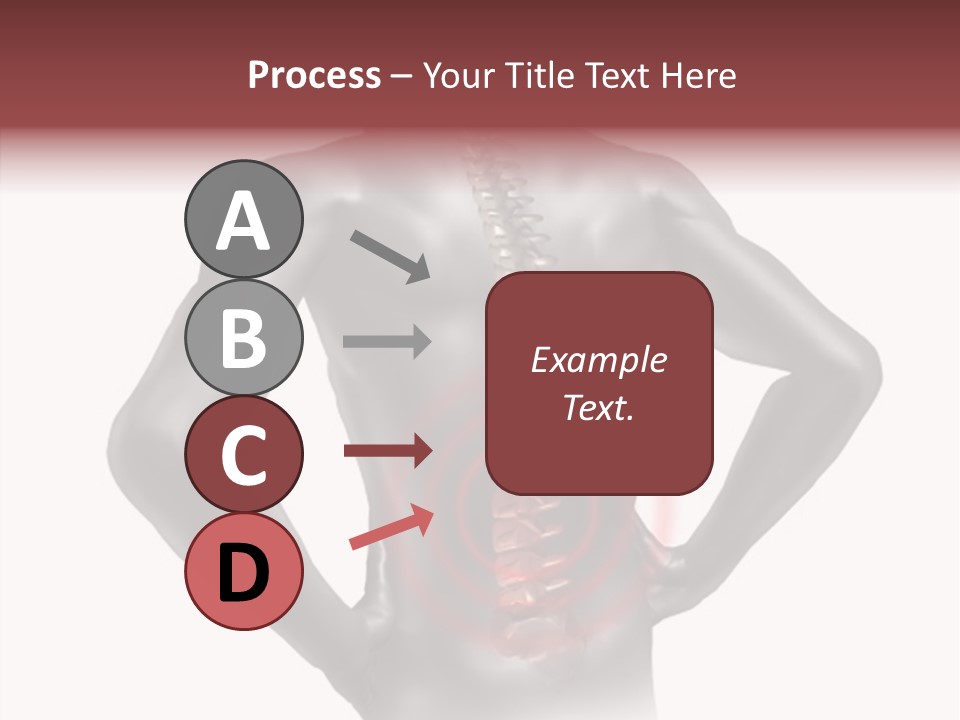 Spine Acupuncture Injury PowerPoint Template
