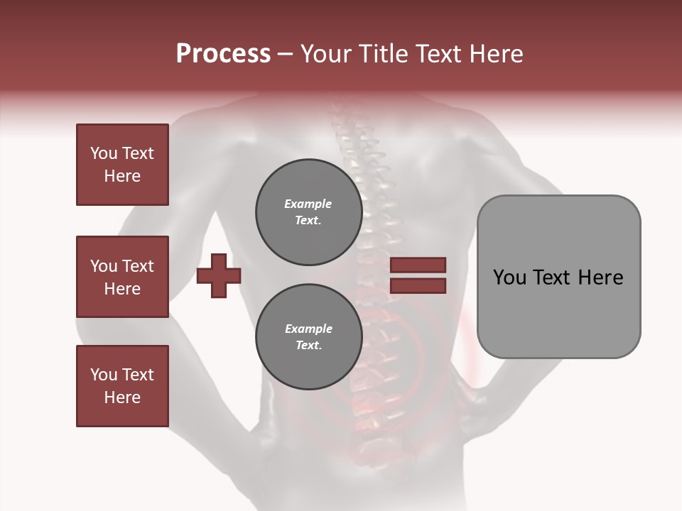 Spine Acupuncture Injury PowerPoint Template