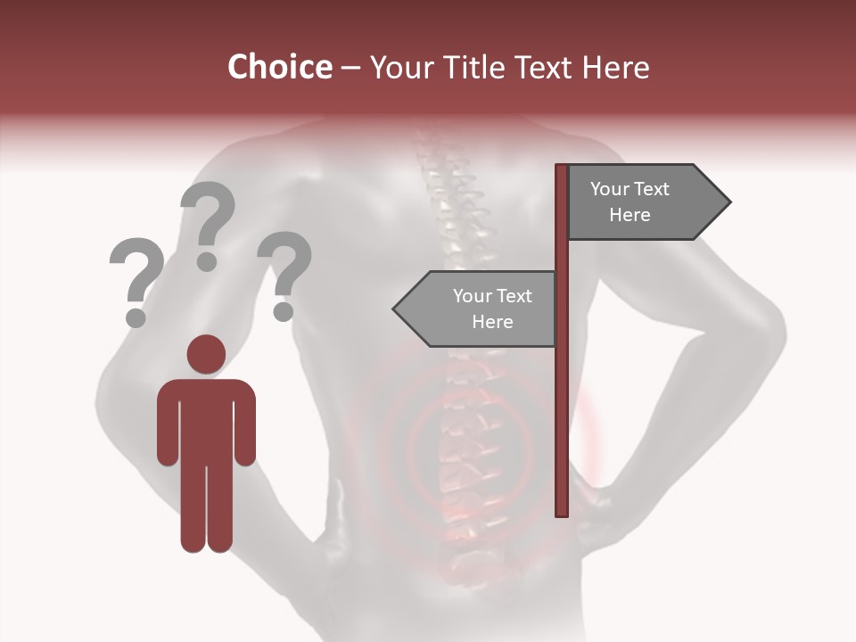 Spine Acupuncture Injury PowerPoint Template