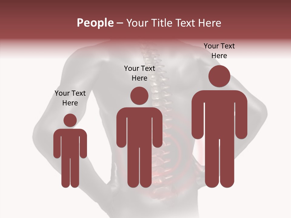 Spine Acupuncture Injury PowerPoint Template